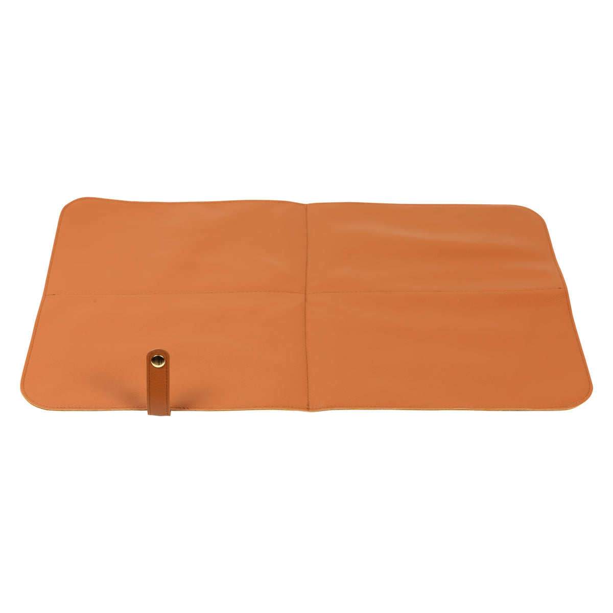 Ally Scandic changing mat, open – cognac brown